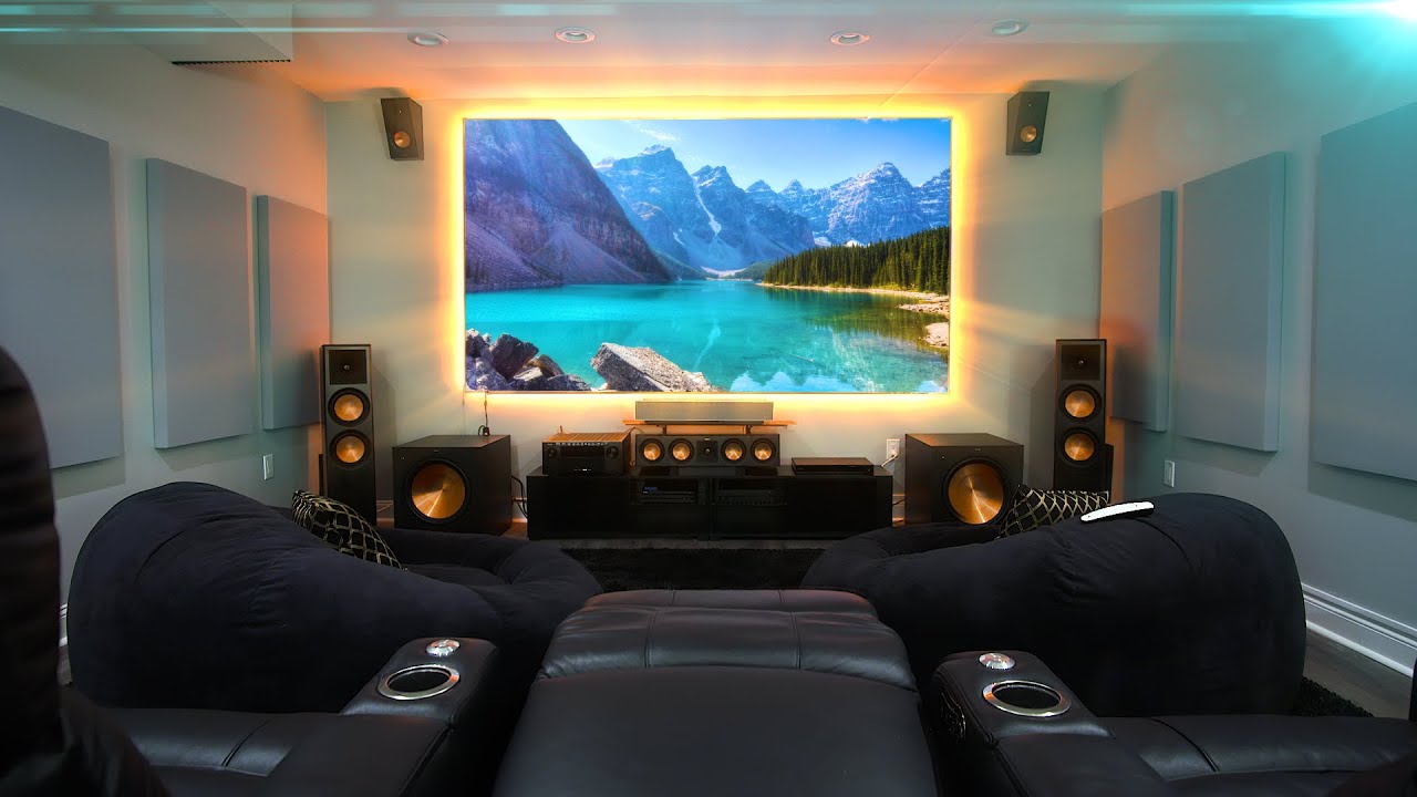 Mini home theater installation