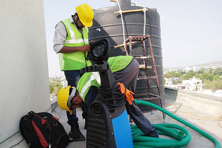 Overhead tank cleaning (1000L- 2000L) (1 hr 30 mins)