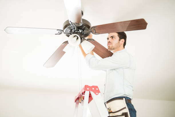 Decorative ceiling fan installation