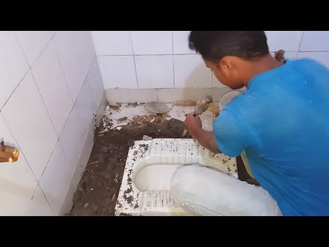 Indian toilet installation (2 hrs 30 mins)