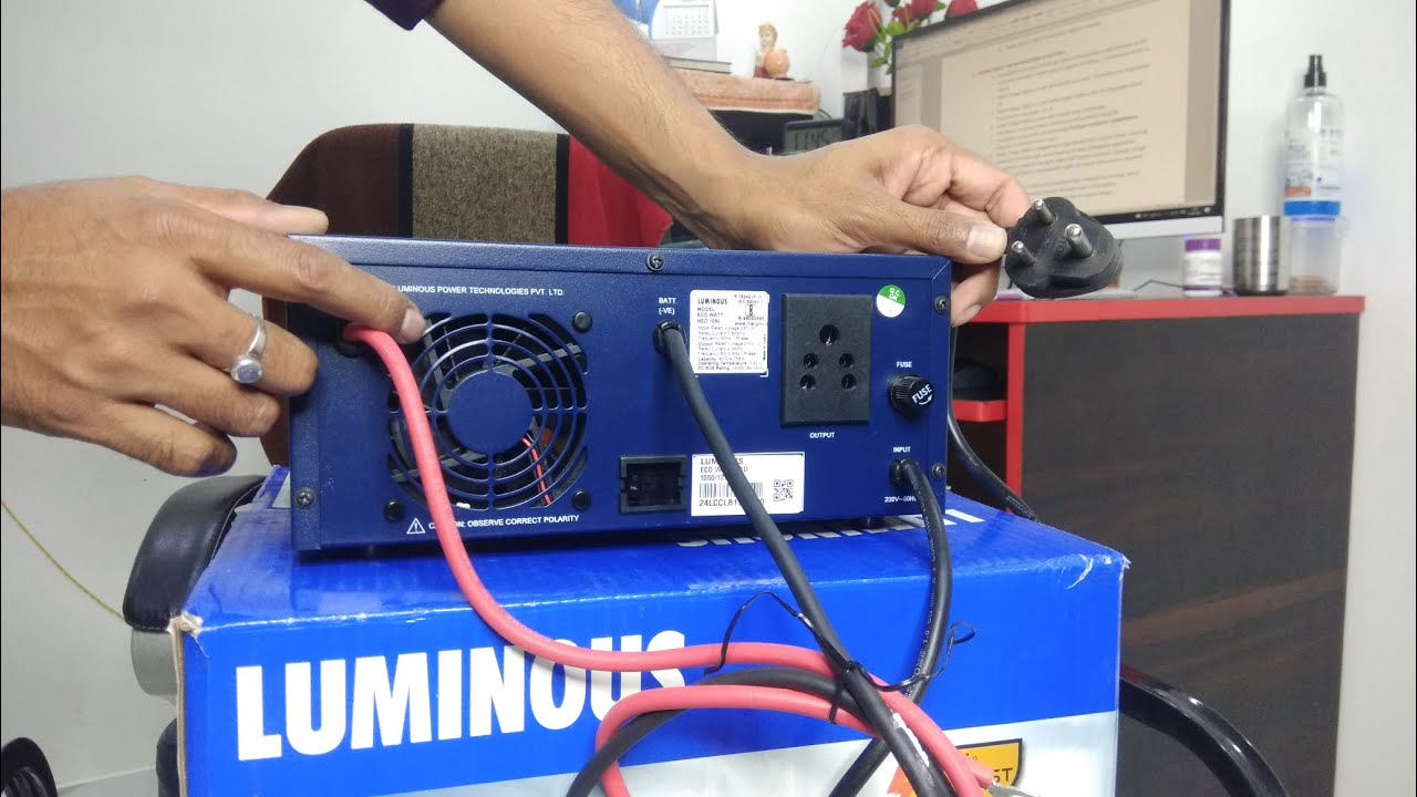 Single battery inverter installation