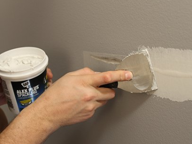 Patch repair and full wall repaint