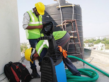 Overhead tank cleaning (1000L- 2000L) (1 hr 30 mins)