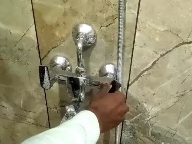 Wall - mount Hot & Cold water mixer install (40 mins)